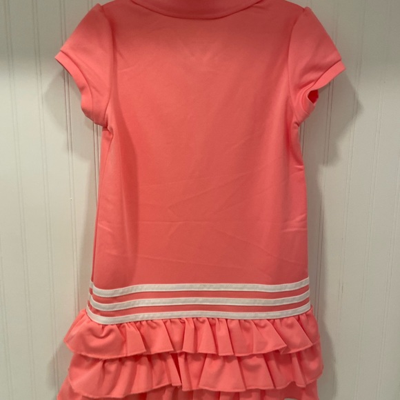 Adidas Girls Short Sleeve Polo Dress [Size 5]🩷🤍 - Picture 2 of 5